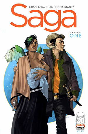 Saga by Brian K. Vaughan and Fiona Staples
